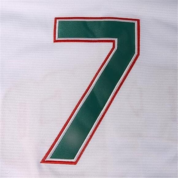 NEW Men's Mexico Jersey #34#7 Stitched Baseball Uniform with Mexican Flag Jersey - Picture 3 of 8
